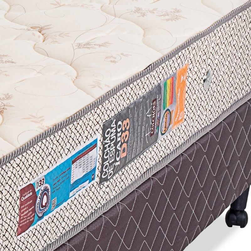 Somier Icaro D33 1 Plaza y media 110x188x20