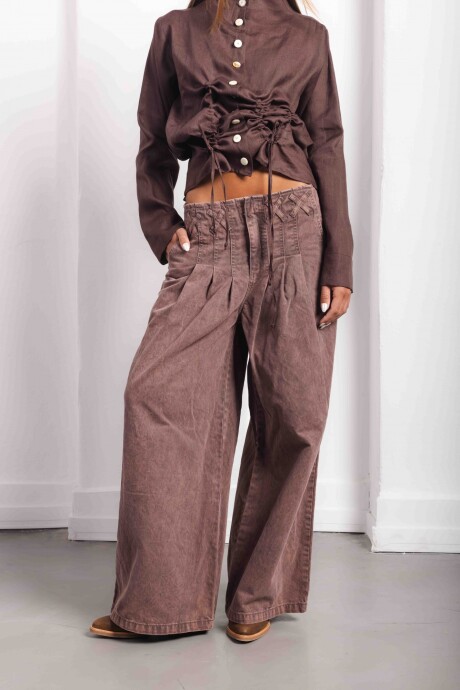 Cross Pants Vaquero óxido