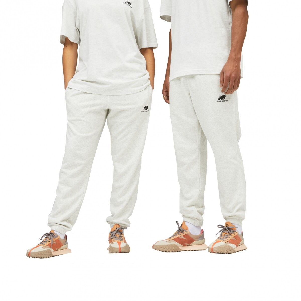 Pantalon New Balance unisex - UP21500SAH - WHITE 