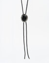 Collares Largos Piedra Collar Largo Piedra Vintage - Plateado