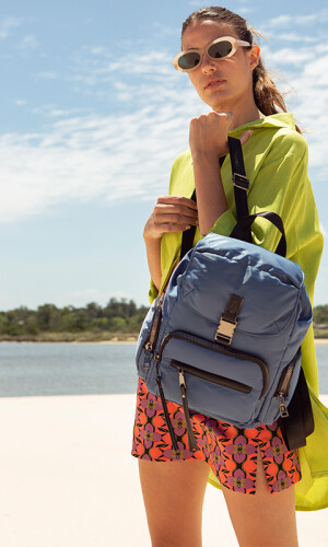 MOCHILA BEIJING AZUL PIEDRA