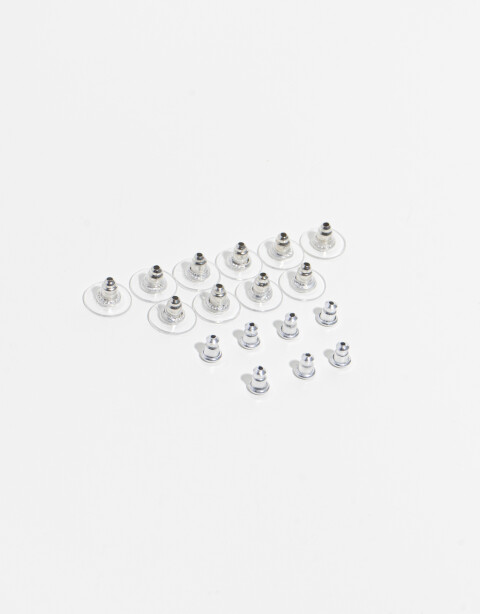 Bijouterie Vs Metal Topes Para Aros - Plateado Rodio