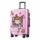 Valija Pequeña CarryOn Infantil 4 Ruedas 360º Dibujo Muñeca Rosa