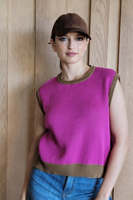 Chaleco Galaxia Magenta