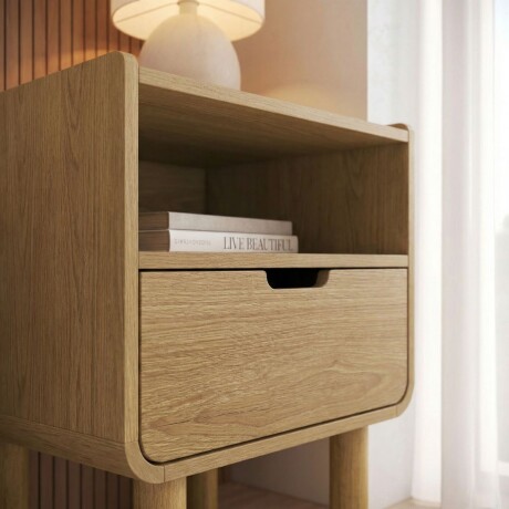 Mesa de Luz Aura - 1 Cajon Natural