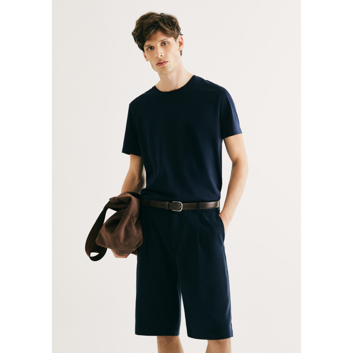 CAMISETA MM MASC - AZUL ESCURO 