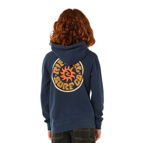 Canguro Rip Curl Pacific Rinse Hood Niño Azul