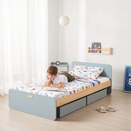 CAMA INFANTIL FUNCIONAL BATA BATA Azul - 1,5 PLAZAS