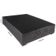 Box Para Sommier Baulera Patas Metálicas Dos Plaza Negro Negro