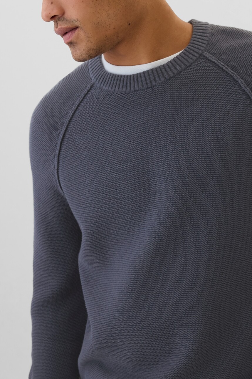 Buzo Raglan Hombre Deep Sailor Blue Spcdy