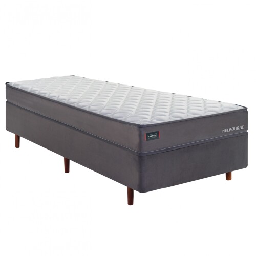Conjunto Sommier - Mannes - 1 Plazas 079x188x20cm - Melbourne Conjunto Sommier - Mannes - 1 Plazas 079x188x20cm - Melbourne