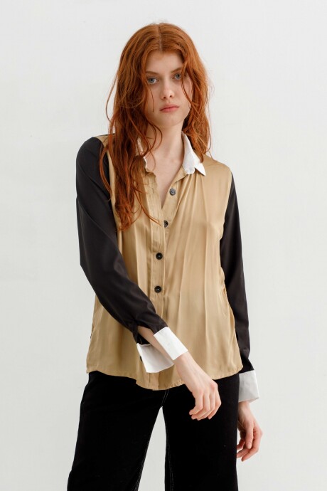 Camisa Monclo beige