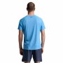 Polo Running Aero Tee Hombre Azure/black Reflective