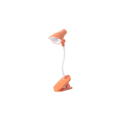 Lámpara de lectura con pinza Naranja