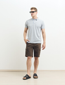 520751 REMERA HARRINGTON LABEL Gris Melange
