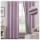 Cortina 2 Paños 140 X 220 Cm Textura Lino Blackout - Violeta