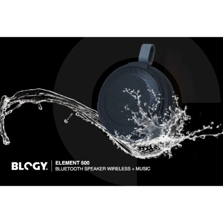 Mini Parlante Blogy Portátil Bluetooth Música Waterproof Negro