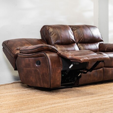 Sillón Reclinable Niza 3 Cuerpos Chocolate