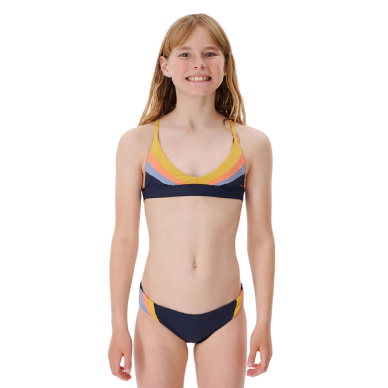 Bikini Rip Curl Melting Waves Bikini Set -Girl - Azul Bikini Rip Curl Melting Waves Bikini Set -Girl - Azul