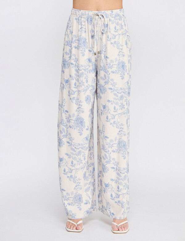 Palazzo De Lino Estampado MULTI/AZUL