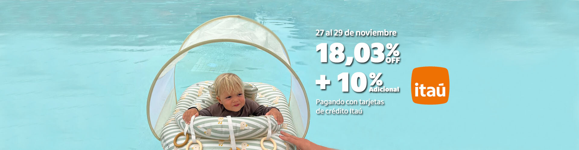 IVA OFF + 10% Itaú 27 al 29 de nov