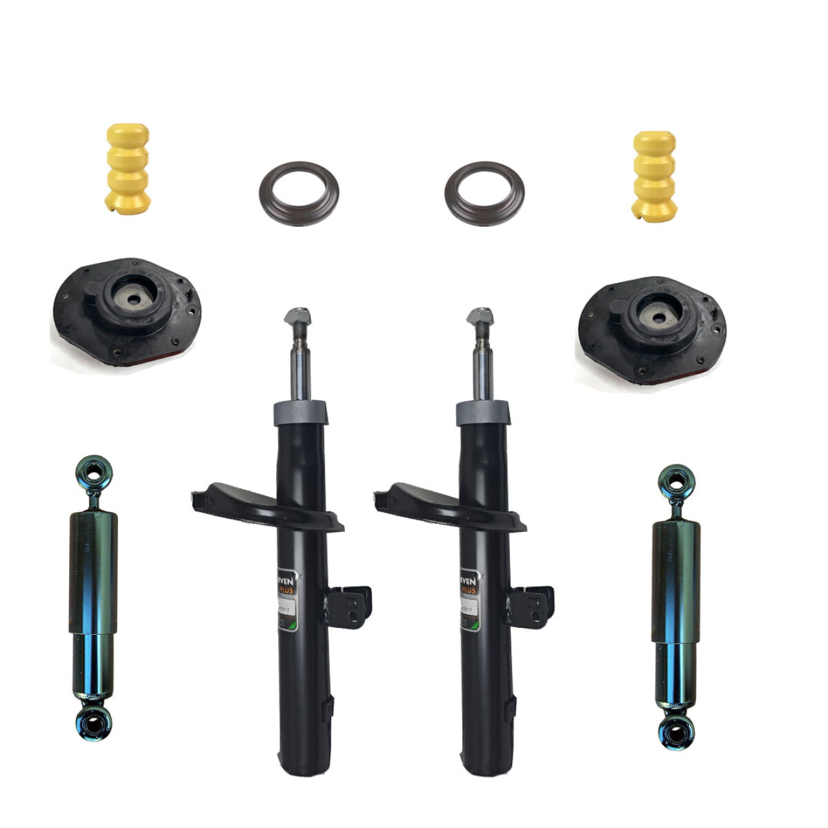 AMORTIGUADOR COMBO KIT 4 AMORTIGUADORES PARTNER BERLINGO M59 