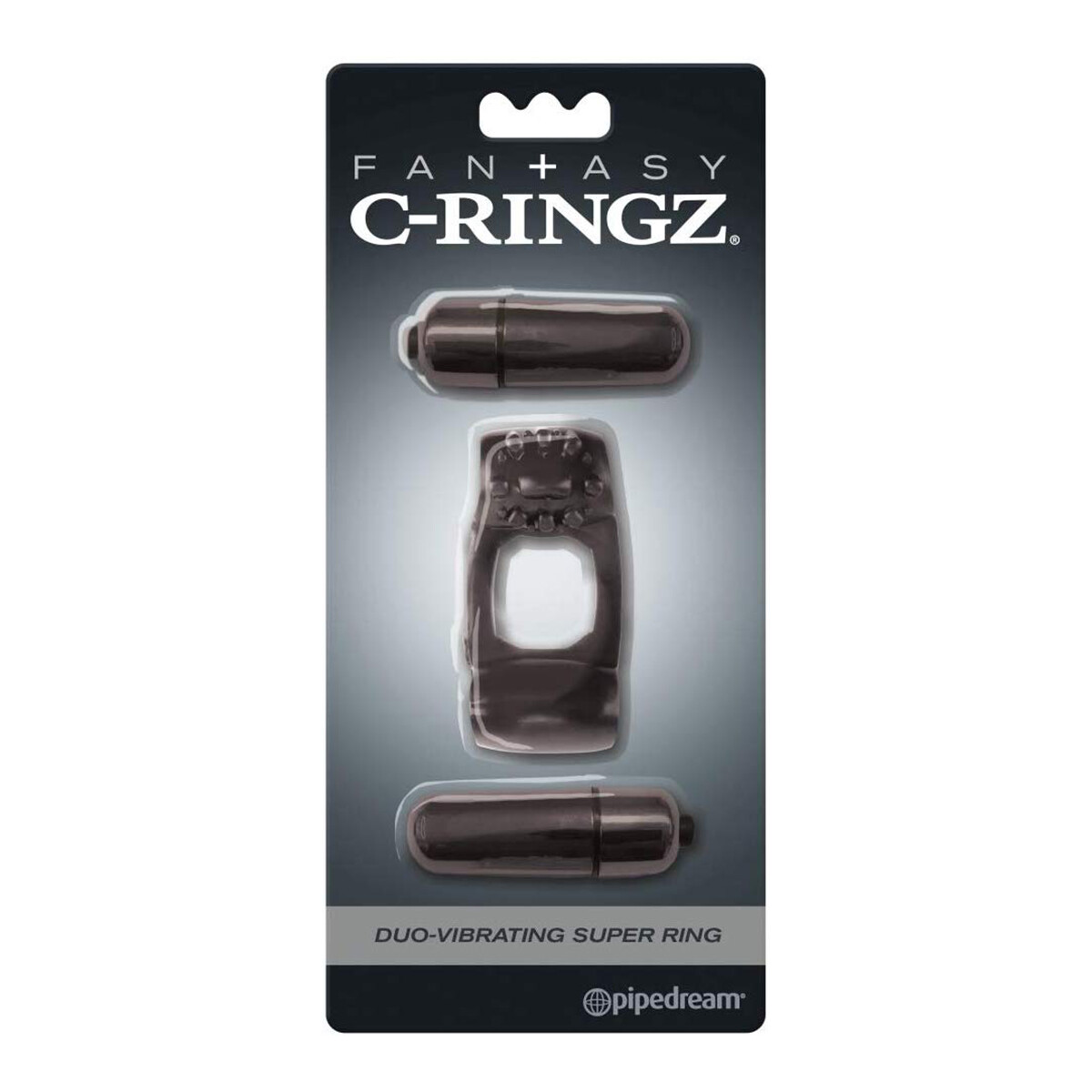 Super Anillo Vibrador Duo C-Ringz Negro 