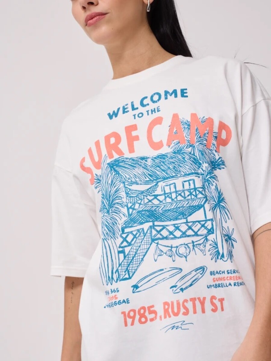 T-SHIRT RUSTY SOMERA - BLANCO 