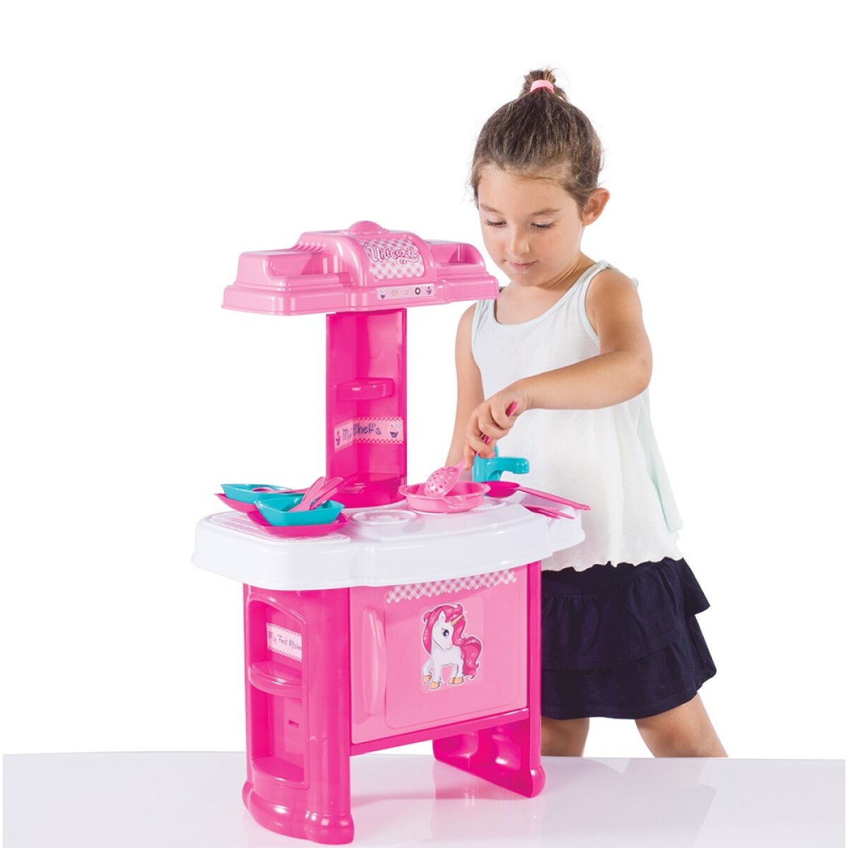 Set Cocina Infantil Dolu con Accesorios de Unicornio 