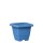 MACETA CUADRADA "PLASMONT" 2,1 LTS COLOR AZUL