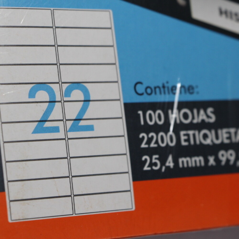 ETIQUETA ROTOLA TAMAÑO A4 318 MODELO 22