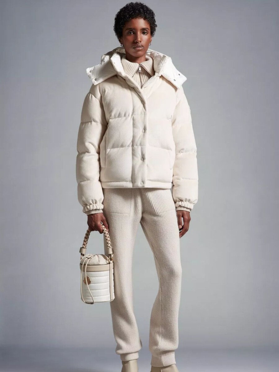 Moncler -Campera con capucha desmontable, Daos - Marfil 