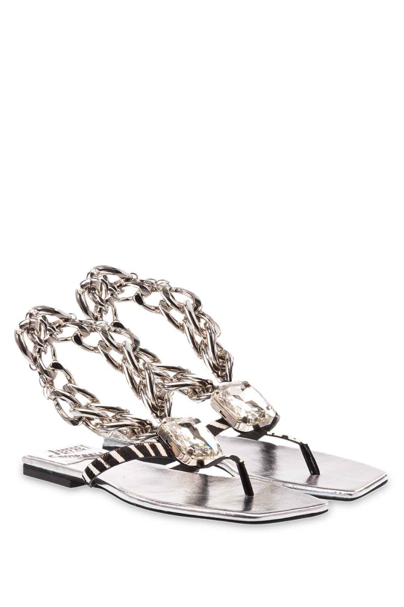 SANDALIA RING-ON-IT Cebra