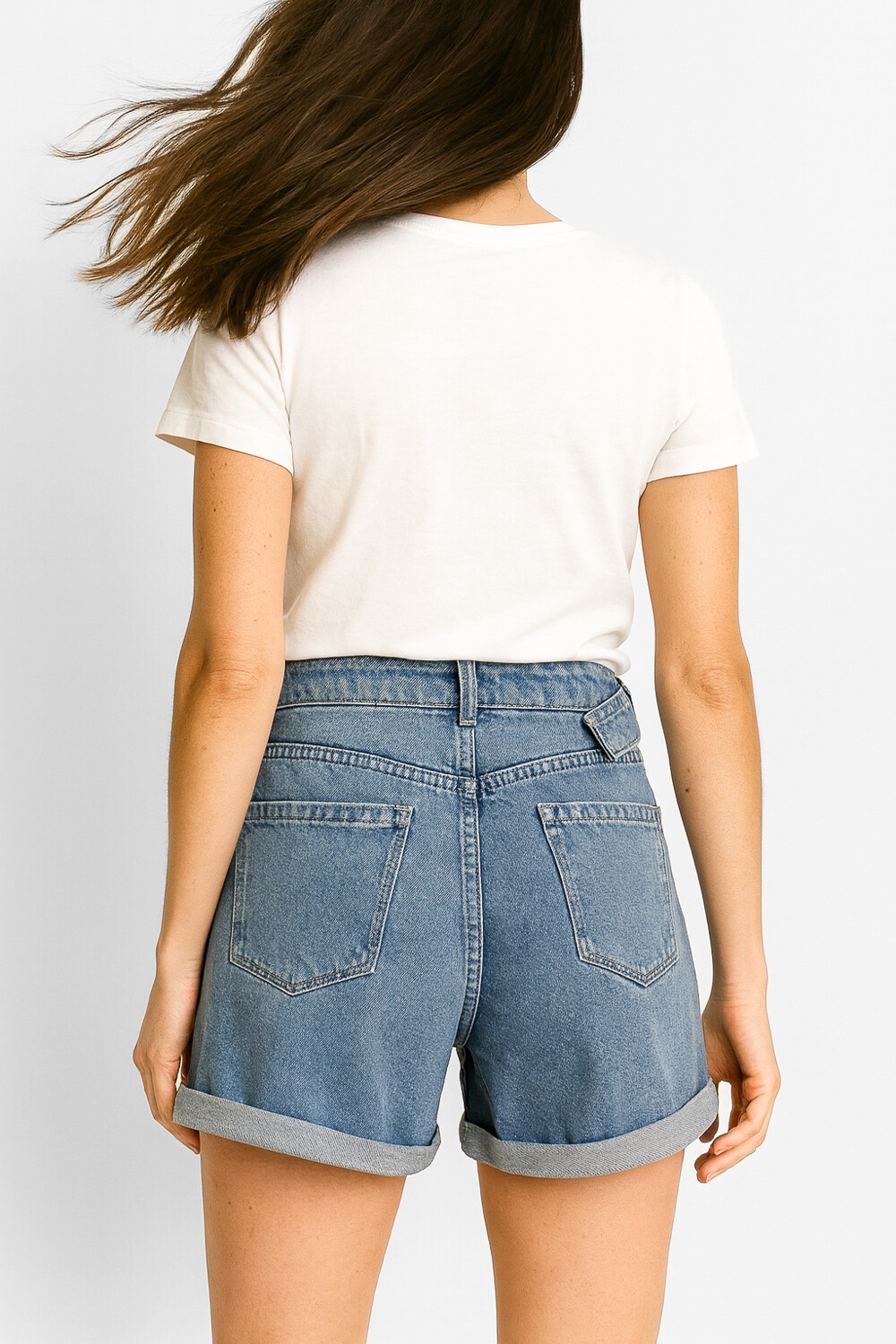 Short Palinu Azul Grisaceo