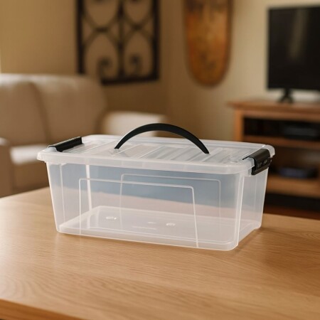 CAJA ORGANIZADORA CON ASA N1 7,3 LITROS CAJA ORGANIZADORA CON ASA N1 7,3 LITROS