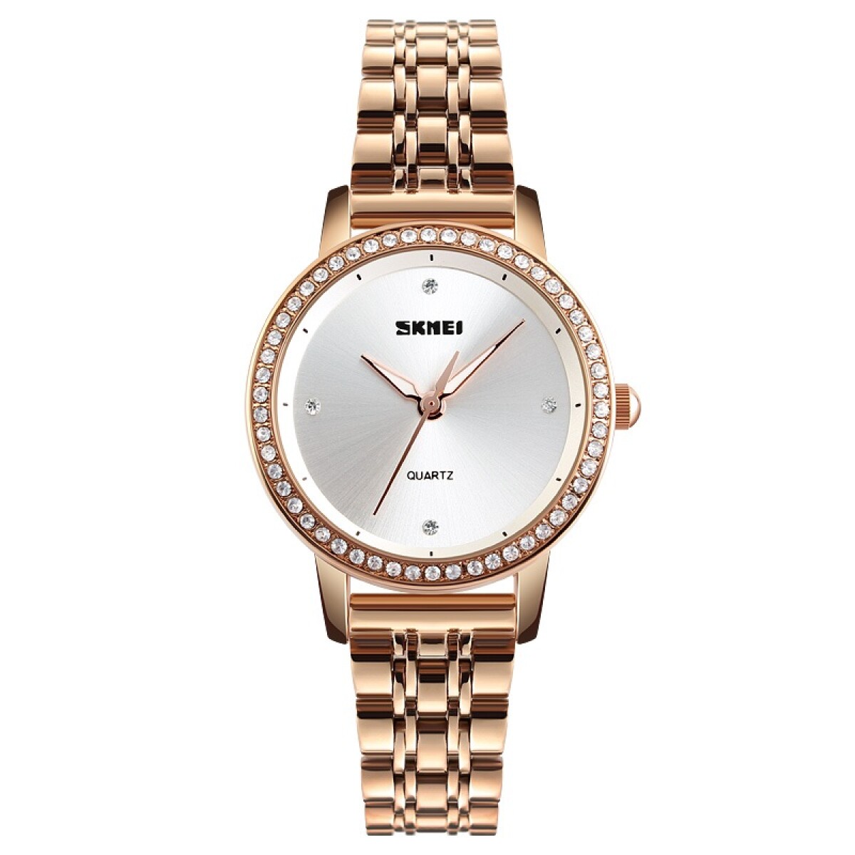 Reloj Skmei 1311rg Para Mujer Color Oro Rosa 