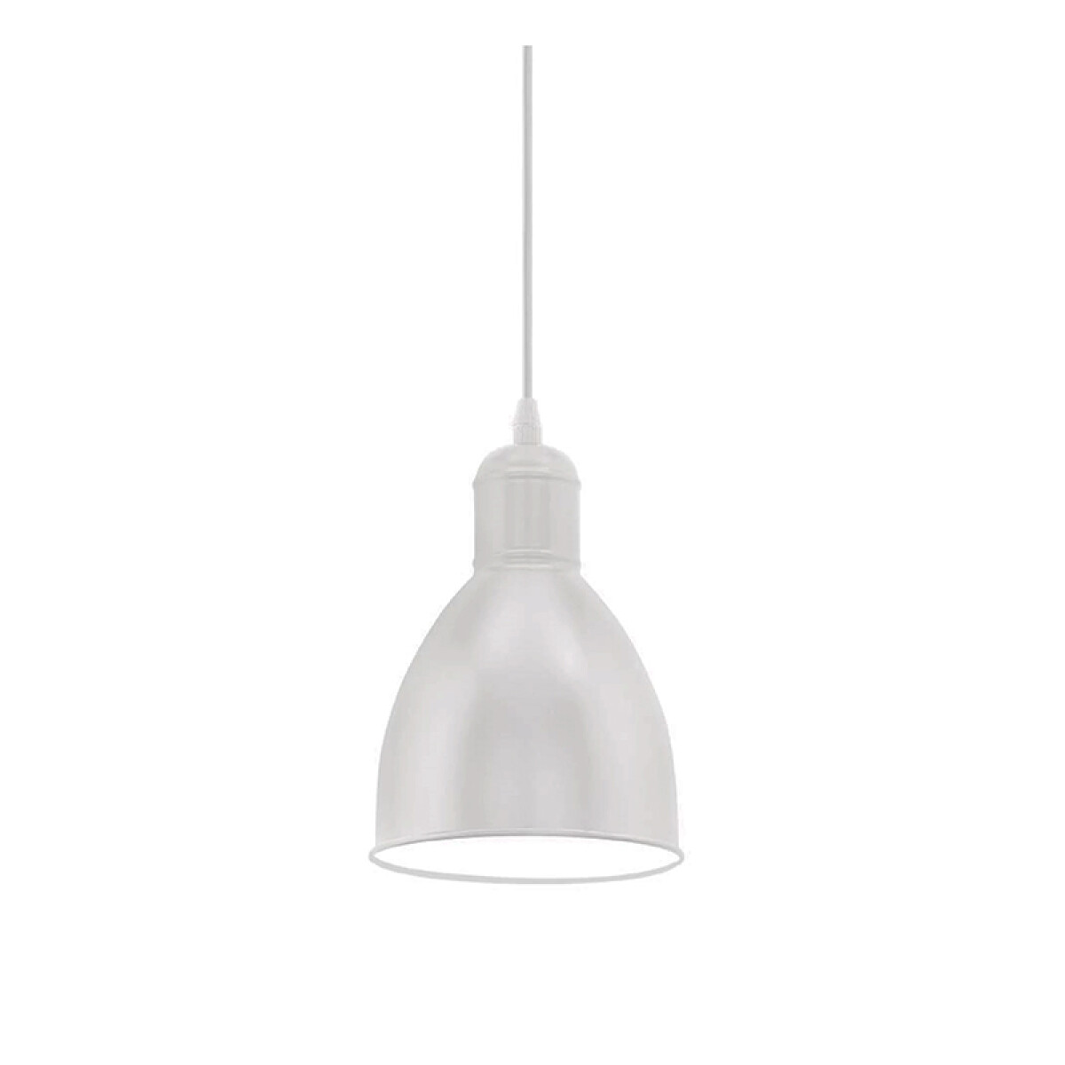 Lámpara colgante campana metal blanco E27 PRIDDY - EG0208X 