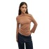 REMERA MINCY XS-XL CARAMELO