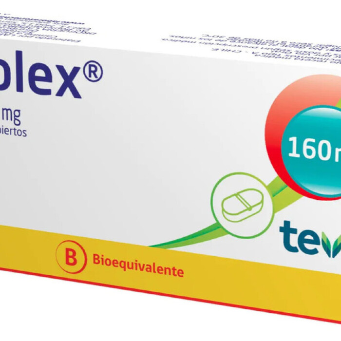 VALAPLEX 160 MG. CJ X 30 COMP. única
