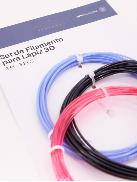 FILAMENTO LAPIZ 3D NEGRO