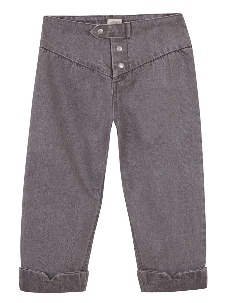 Pantalon Vaquero Gris Oscuro