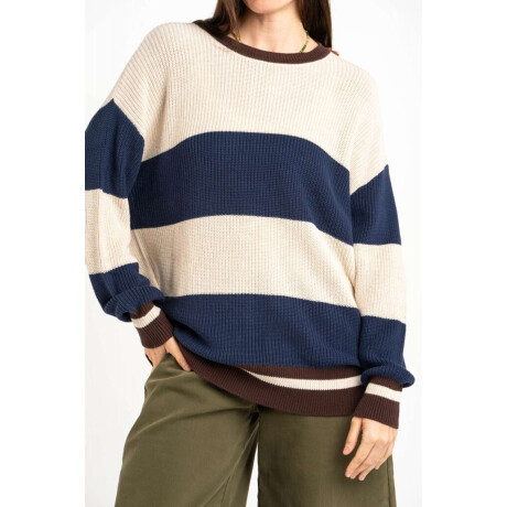 Sweater Rayado Marino