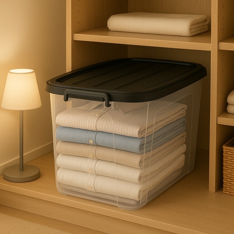 CAJA ORGANIZADORA APILABLE 30 LITROS CAJA ORGANIZADORA APILABLE 30 LITROS