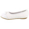 Ballerinas Infantiles Croco Kids con Puntera Blanco