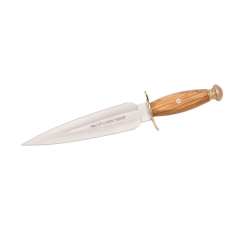 Cuchillo Muela Caribu Acero Inoxidable Puño Madera Olivo Cuchillo Muela Caribu Acero Inoxidable Puño Madera Olivo