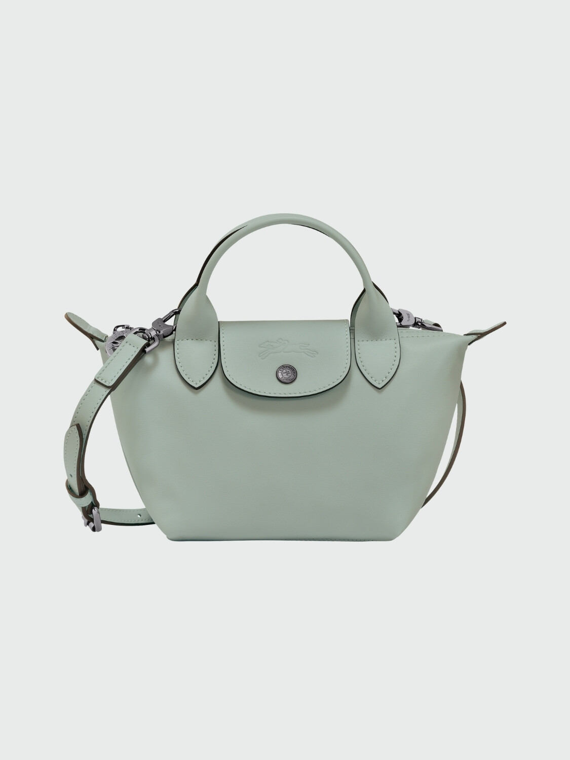 LONGCHAMP - Clutch Le Pliage Xtra XS Aguamarina claro