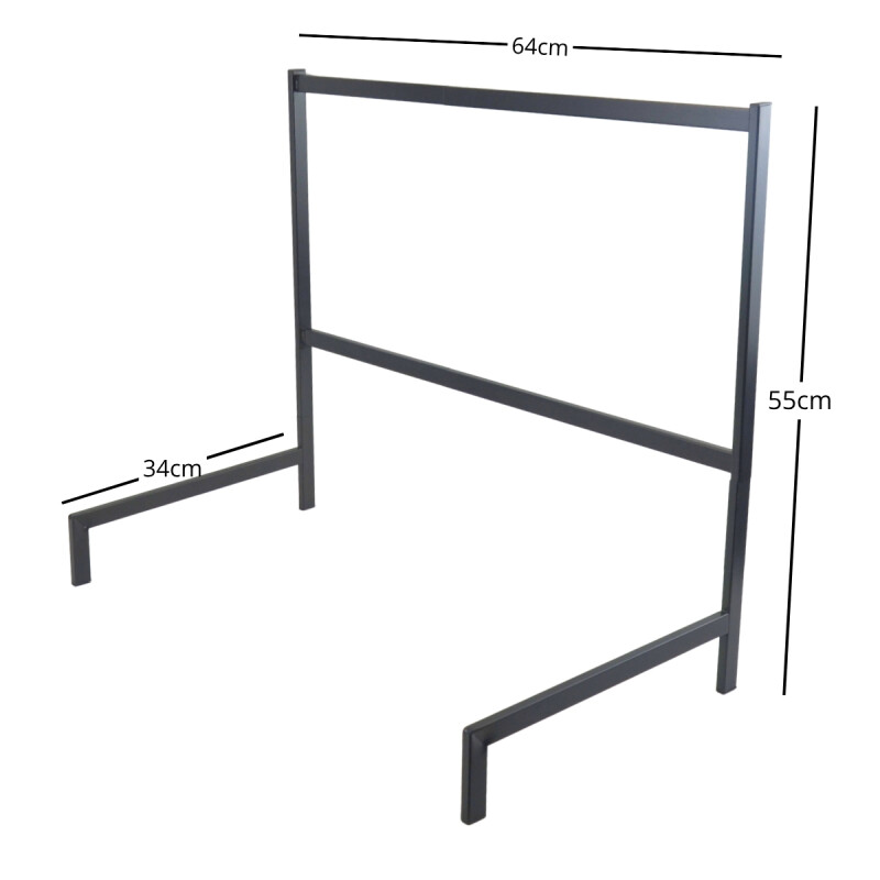 Escurridor modular aéreo 63,5 x 53,5cm NEGRO