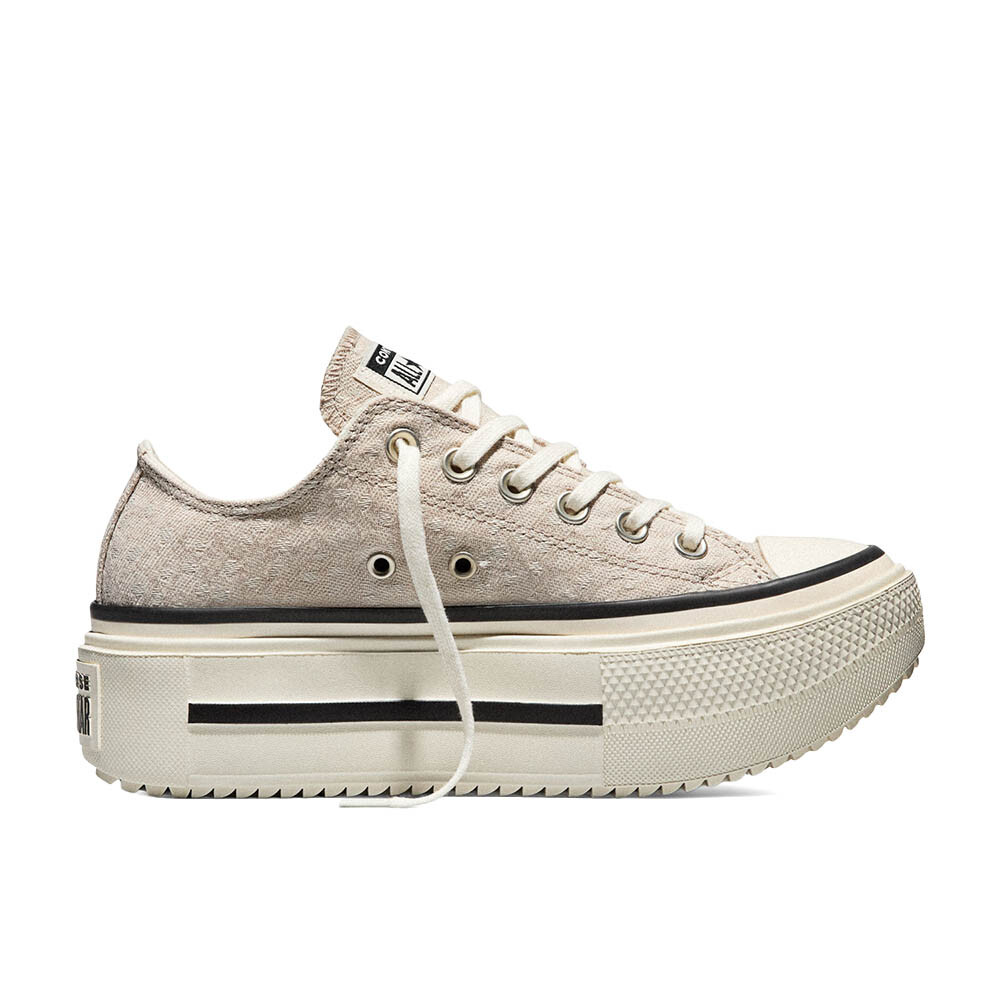 Zapatillas Chuck Taylor All Star Double Stack Platform Deer Unisex Beige