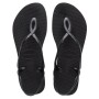 Sandalias Havaianas Luna FC Mujer Negro