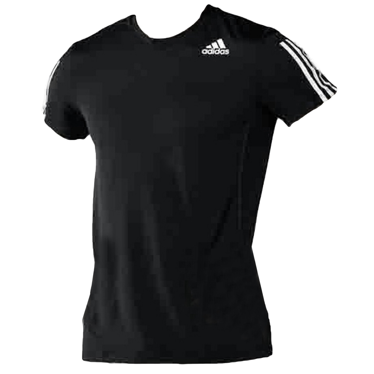 Remera de Hombre Adidas Primeblue Aeroready Slim - Negro - Blanco 